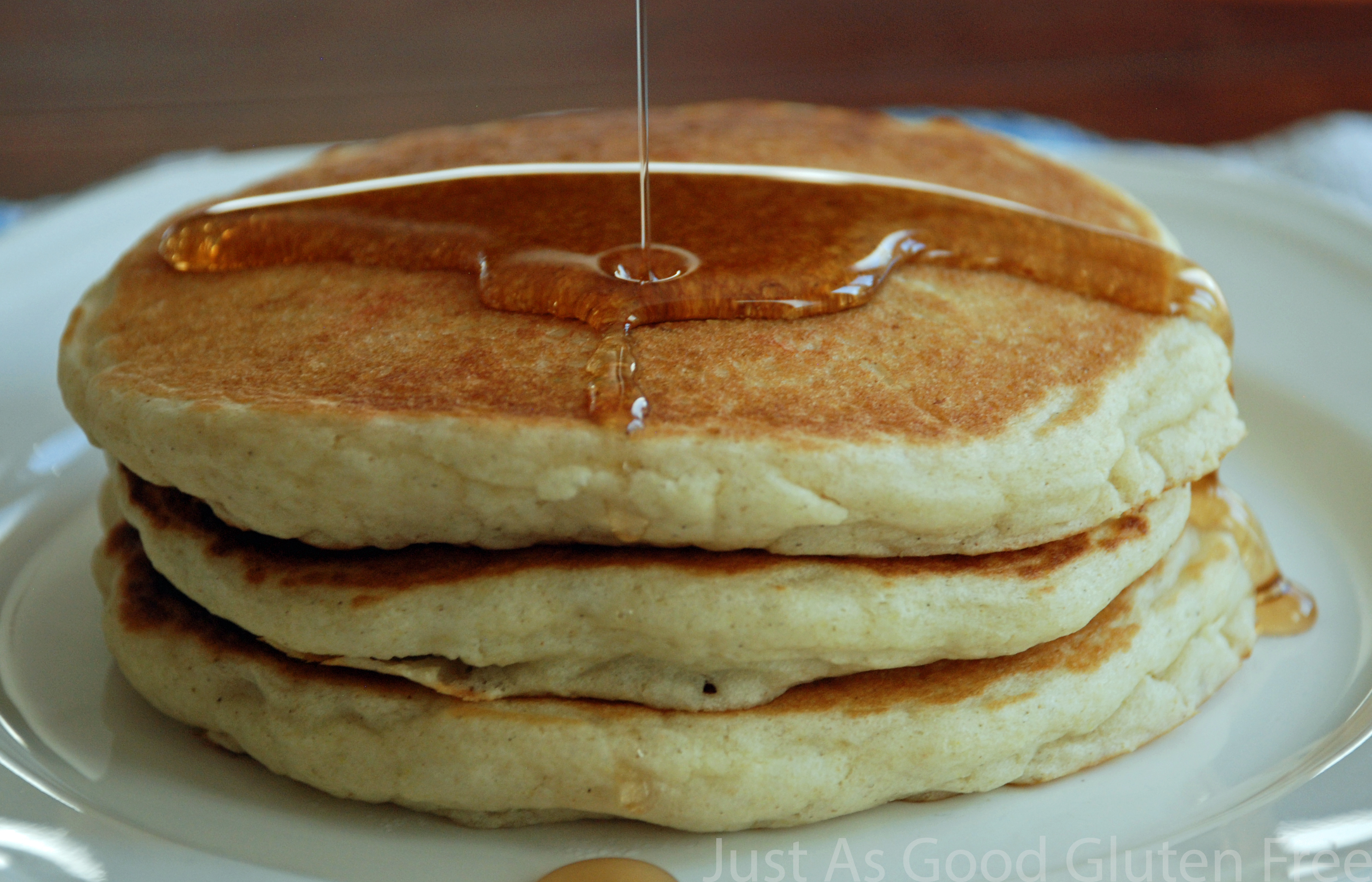 Gluten Free Pancakes with syrup