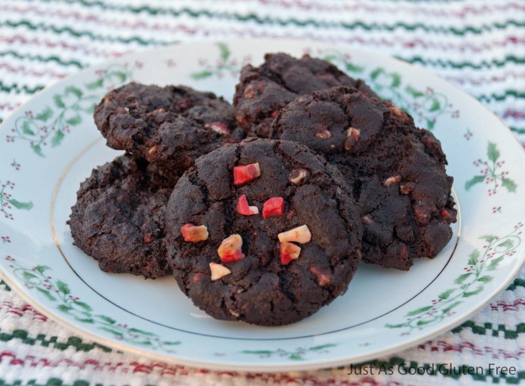 Gluten Free Chocolate Peppermint Cookies