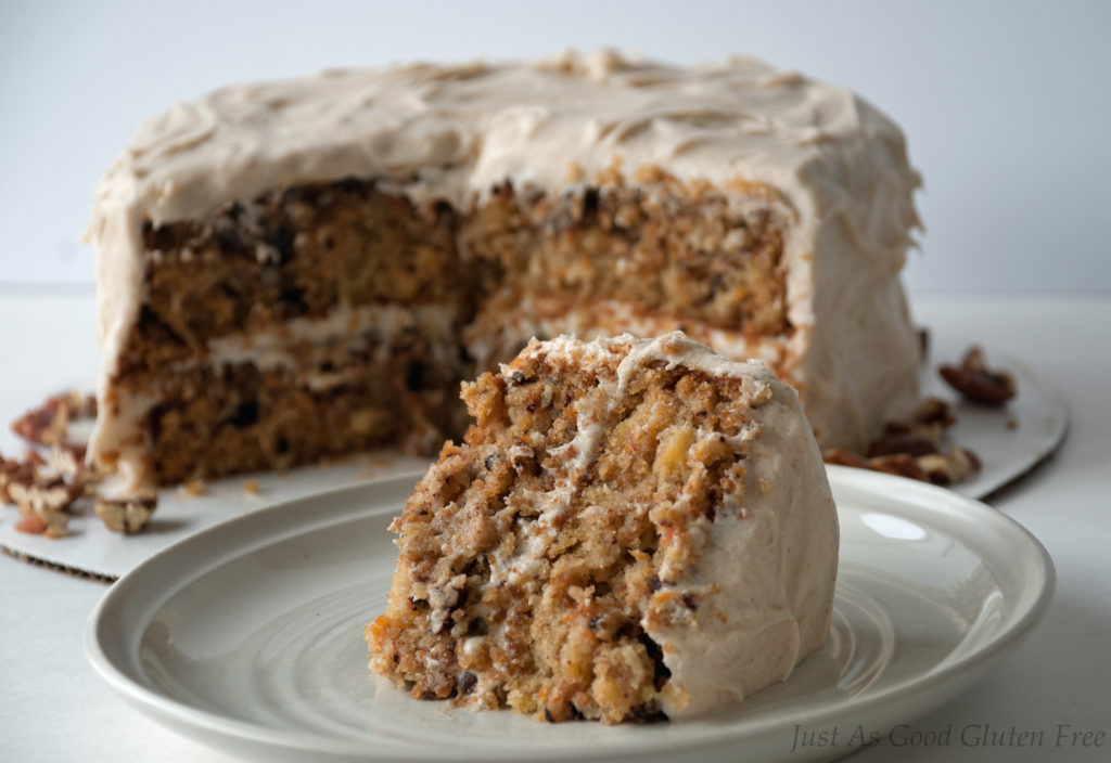 Gluten Free Carrot Cake Slice