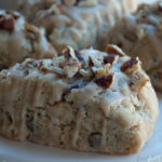 Gluten Free Pecan Scone with Maple Glaze