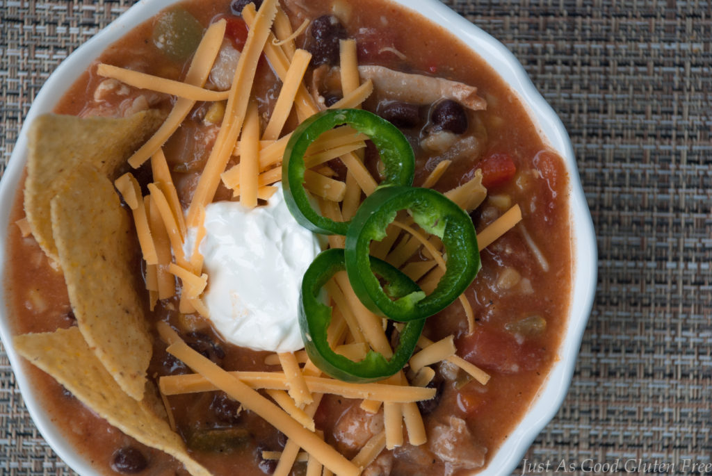 Gluten Free Chicken Tortilla Soup 2