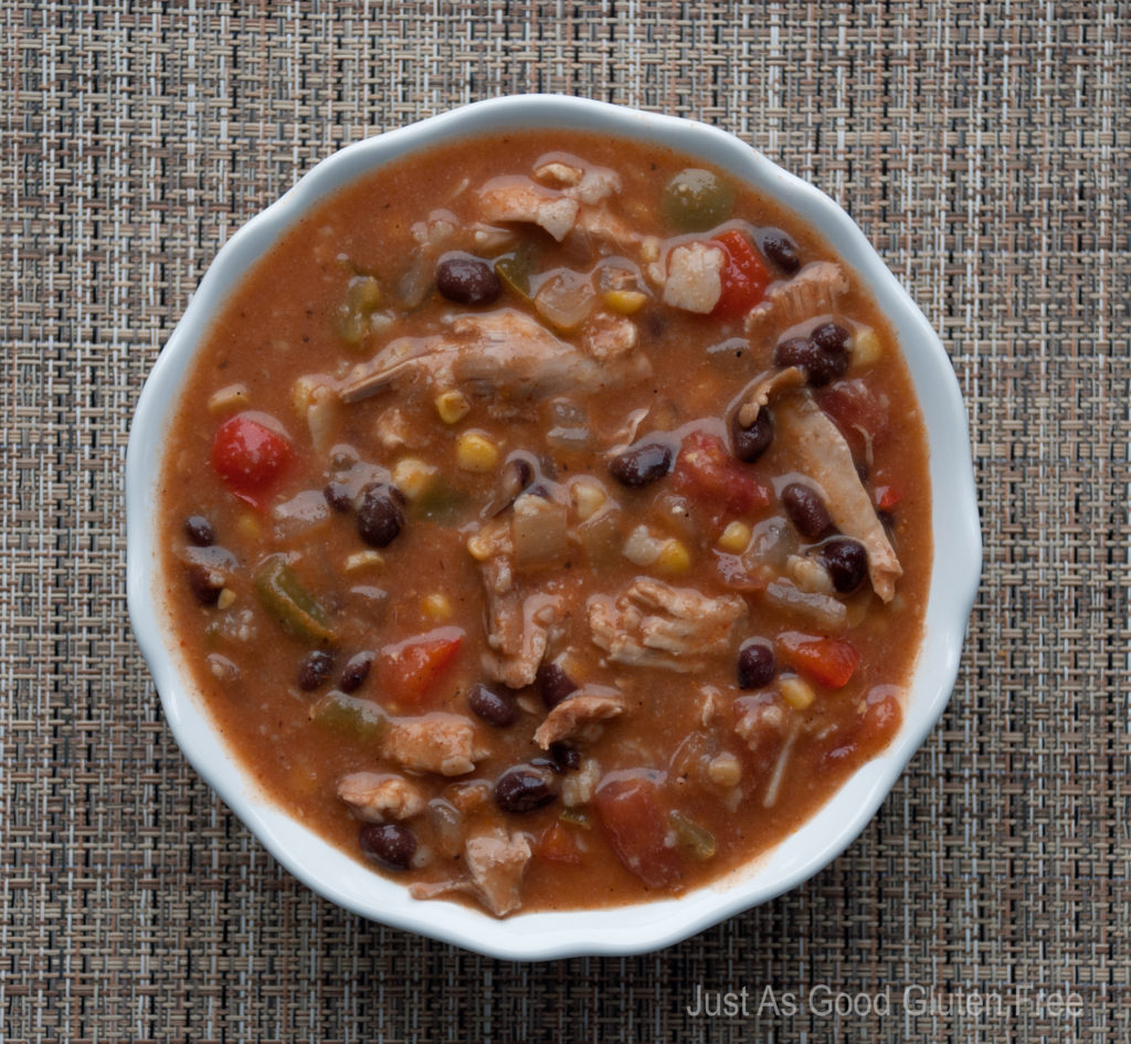 Gluten Free Chicken Tortilla Soup No Toppings