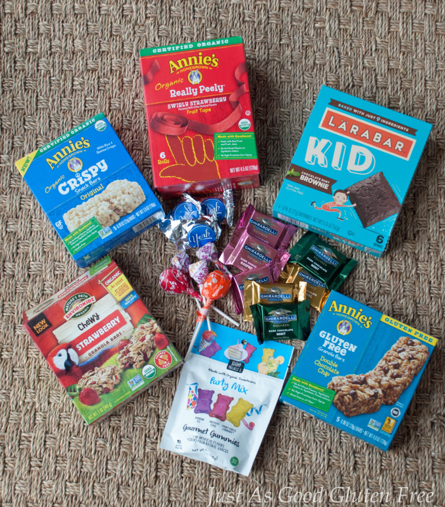 Gluten Free School Treats Items Boxed