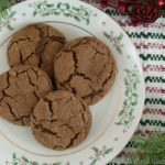 Gluten Free Molasses Crinkle Cookie Plate