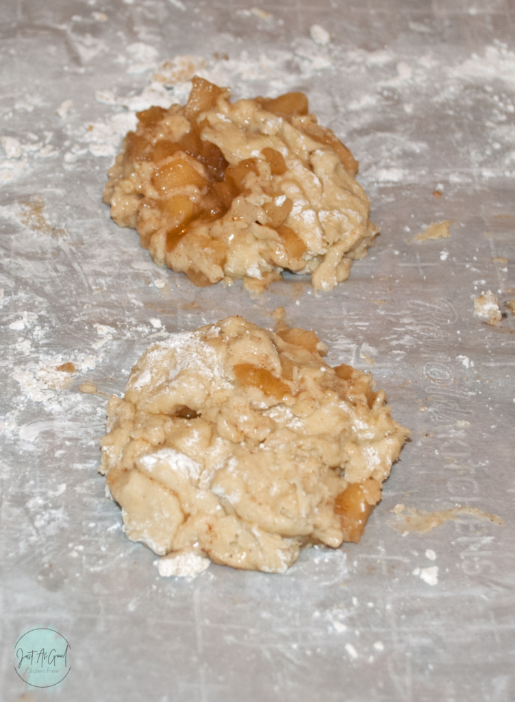 Gluten Free Apple Fritter Dough Resting