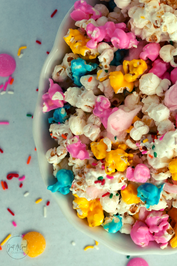 Cotton candy popcorn