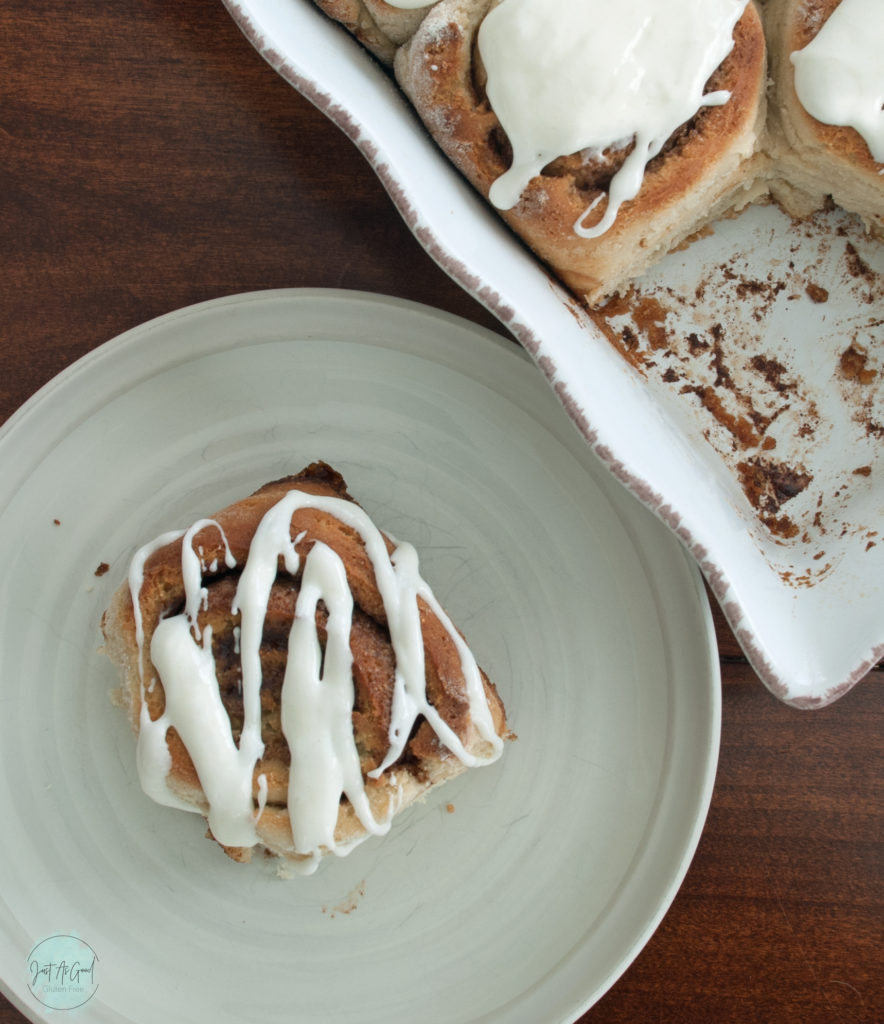 Gluten Free Cinnamon Roll Single with Icing