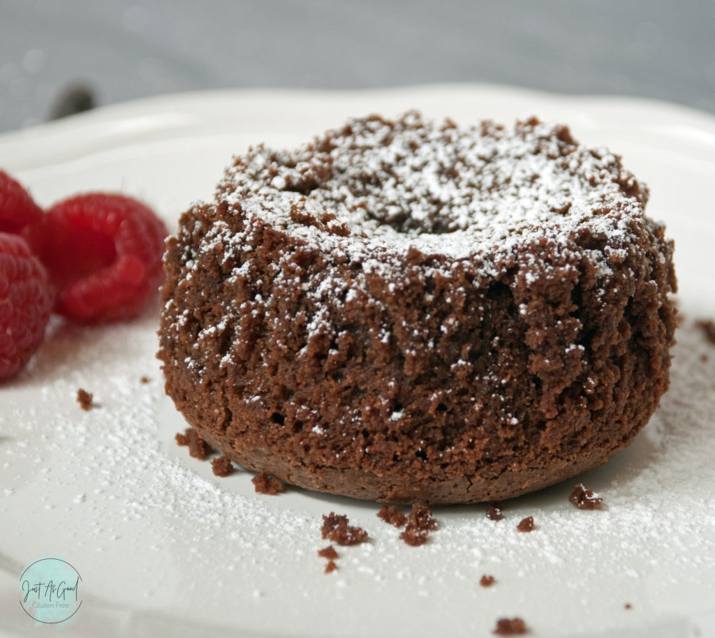 Gluten Free Molten Lava Cake single