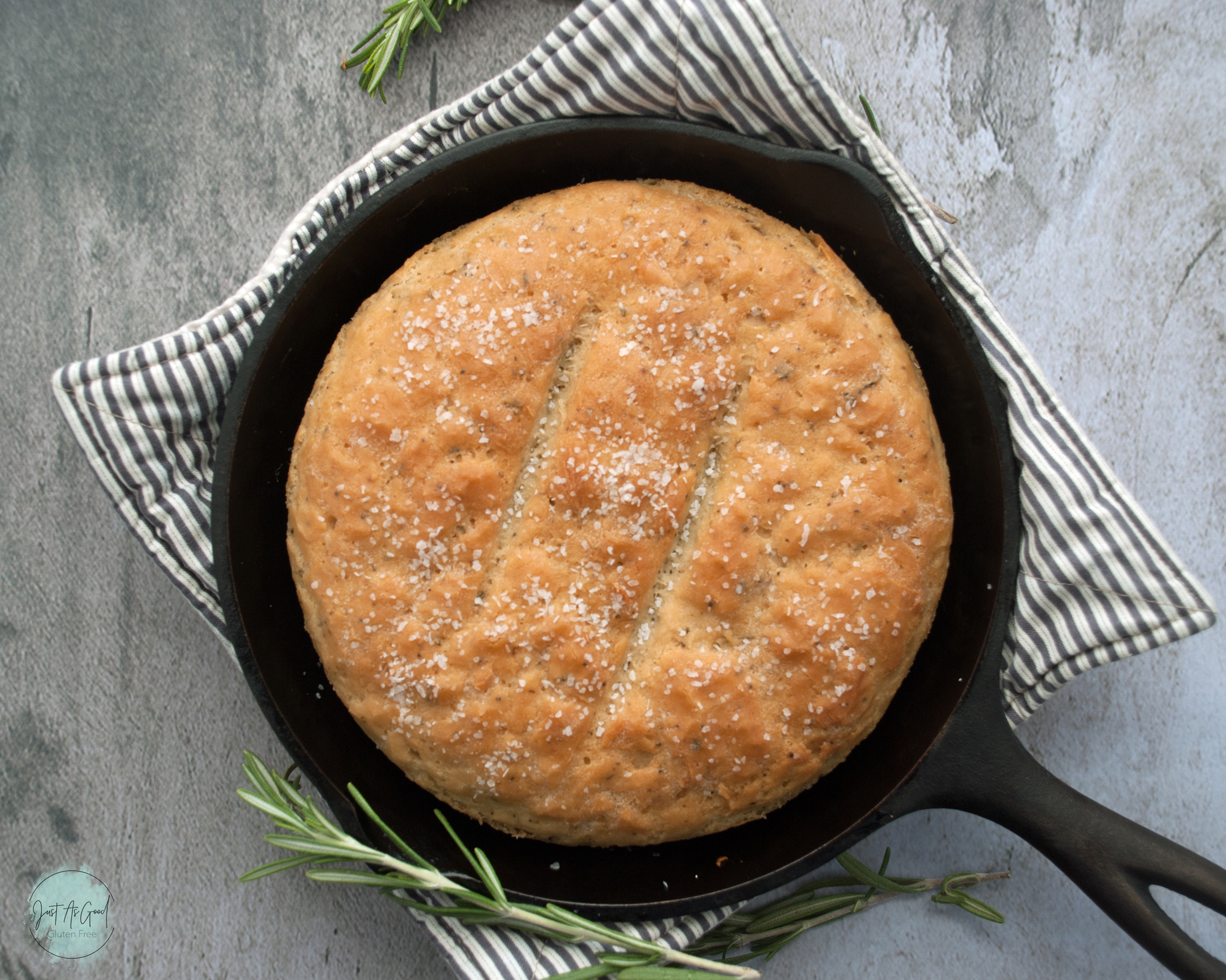 Gluten Free Rosemary Bread - Just As Good
