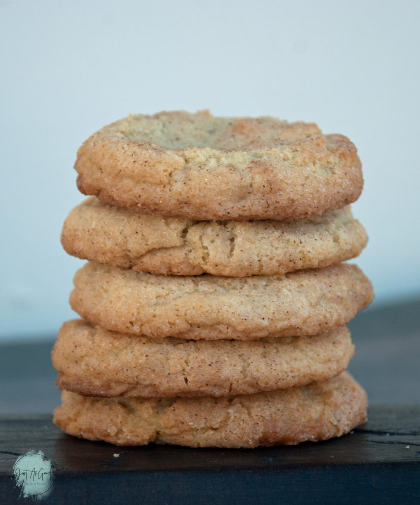 Gluten Free Snickerdoodle Cookie stack