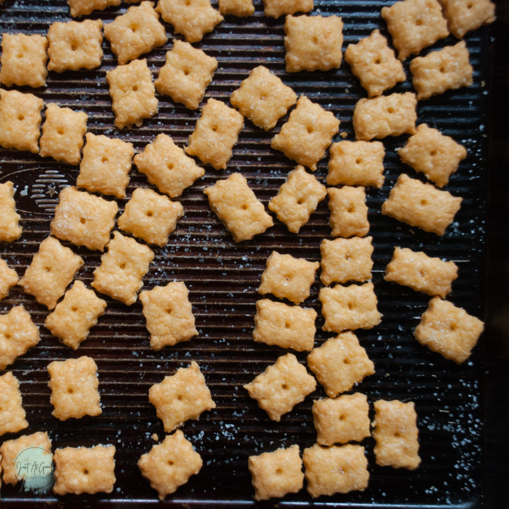 Gluten Free Cheddar Cracker Baking Sheet