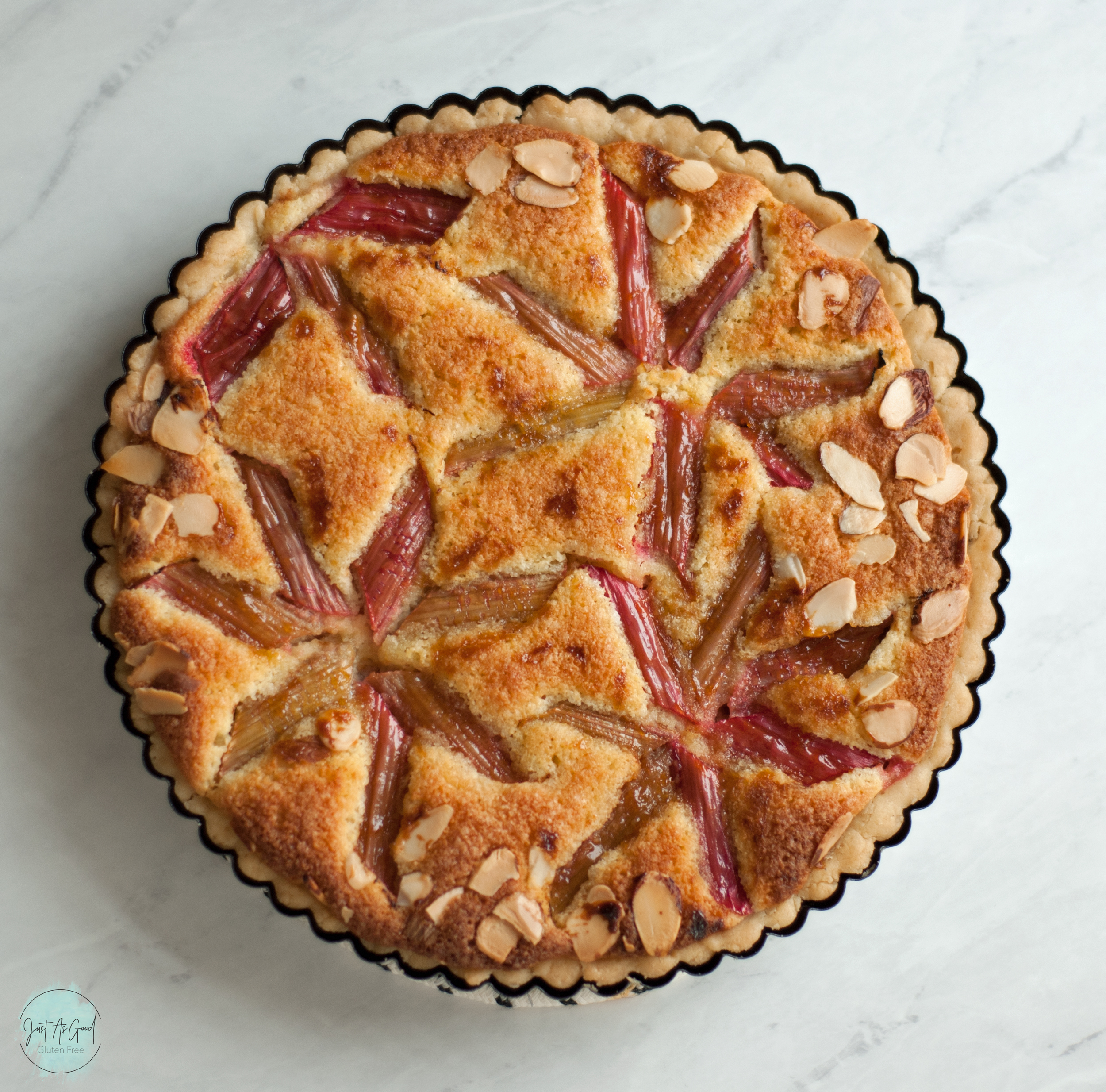 Rhubarb Frangipane Tart